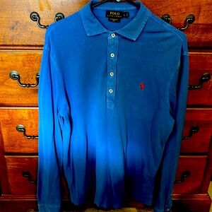 Polo Ralph Lauren size large featherweight mesh long sleeve polo.